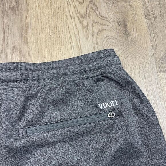Vuori Jogger Pants Mens Medium Gray Sunday Performance Zip Pocket Stretch - Picture 8 of 12